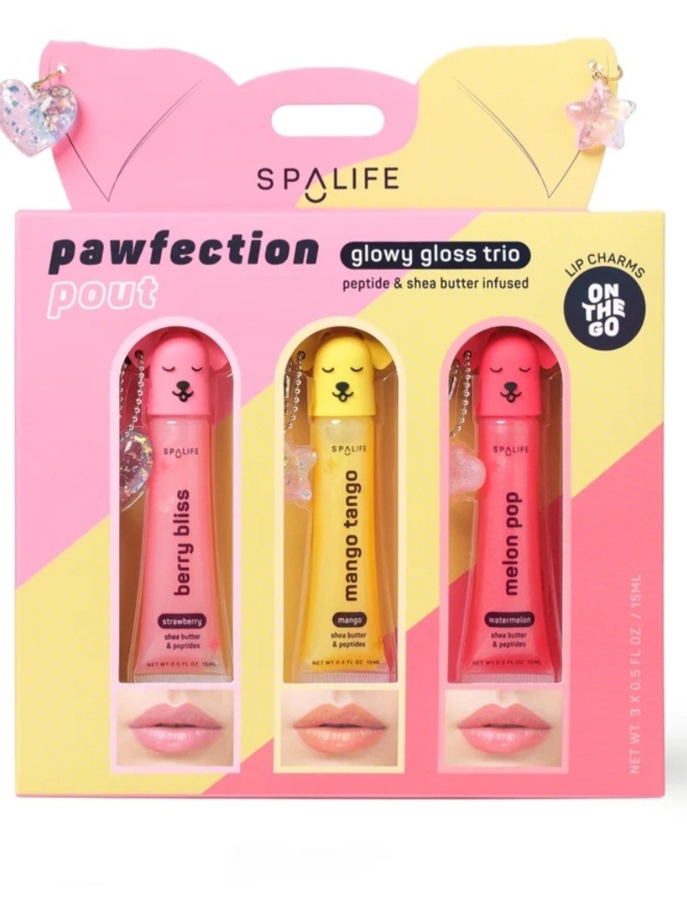 Spa Life Pawfection Pout Glowy Lip Gloss Trio